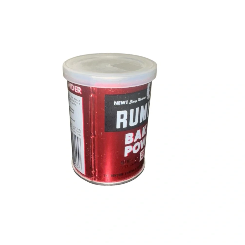 Vintage Rumford‎ Baking Powder 4 oz Empty Tin Made In USA